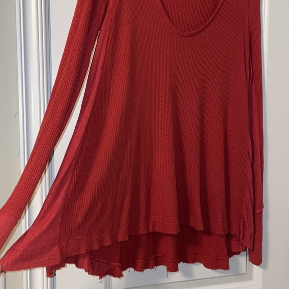 Free People Tops - Free People Boho Waffle Knit Top 🧶